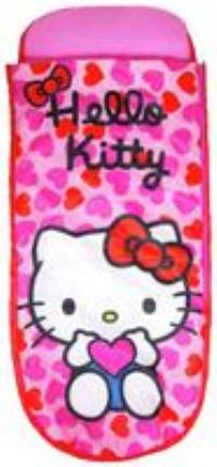 Hello Kitty ReadyBed Inflatable Kids Air Bed & Sleeping Bag- Camping Sleepovers