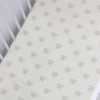 Official Gruffalo Cot Bed Sheets 140 x 70 cm Fitted Super Soft and Breathable Cot Bed Sheets Cozy Baby Cot Sheets 2 Pack Cream Gruffalo Pattern