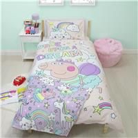 Peppa Pig Bedtime Panel Duvet- Single