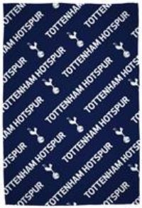 Tottenham FC Blanket Soft Fleece Kids Spurs Football Throw Blue 100cm x 150cm