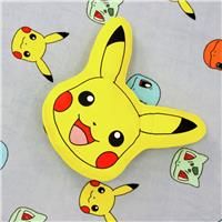 Character World Officially Licensed Pokemon Shaped Cushion Pillow | Pikachu Plush Shaped Pillow | Perfect For Bedroom Or Living Room Décor 35cm x 35cm