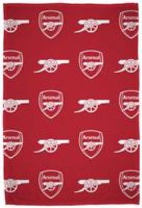 Arsenal Blanket Soft Fleece Kids Soft Football Throw Red 100cm x 150cm