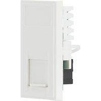 Contactum Media Modular Cat 6 RJ45 Ethernet Socket White (351RP)