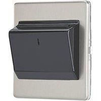 Contactum Lyric 10AX Key Card Switch Brushed Steel (479RR)