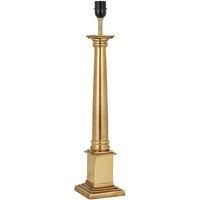 Luxury Traditional Table Lamp Light Solid Brass BASE ONLY 630mm Tall Bulb Holder
