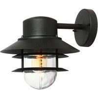 Outdoor IP44 Wall Light Sconce Black LED E27 60W Bulb Outside External d00303