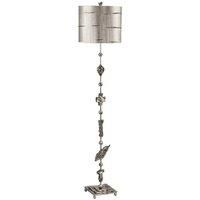 Floor Lamp Silver Leaf Silhouettes Aged Silver LED E27 100W