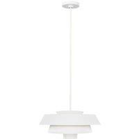 1 Bulb Ceiling Pendant Light Fitting Matte White LED E27 60W Bulb