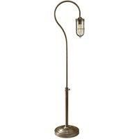 Floor Lamp Alter Height Dark Antique Brass LED E27 60W