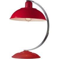 Table Lamp Curved Arm Retro Style Office Light Traffic Red LED E27 60W Bulb