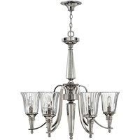 6 Bulb Chandelier Hanging Pendant LIght Sterling LED E14 60W Bulb