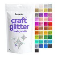 Hemway Eco Bio Friendly Glitter Biodegradable FINE 1/64" 100g Cosmetic Safe