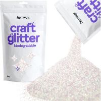 Hemway Eco Friendly Biodegradable Craft Glitter 100g / 3.5oz   Mother Of Pearl Iridescent   DIY, Decoration, Arts & Crafts