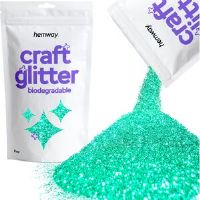 Hemway Eco Friendly Biodegradable Craft Glitter 100g / 3.5oz   Turquoise Blue   DIY, Decoration, Arts & Crafts