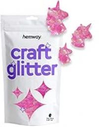 Glitter for Craft Unicorn Shaped Sequin Party Decoration Baby Pink Iridescent Nail, Body, Face, Arts, Crafts 50g / 1.7oz
