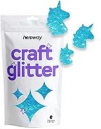 Glitter for Craft Unicorn Shaped Sequin Party Decoration Baby Blue Iridescent Nail, Body, Face, Arts, Crafts 50g / 1.7oz