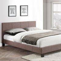 Birlea Berlin Bed, Fabric, Grey, King