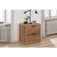 Birlea, Stockwell, 1 Drawer Bedside, Rustic Oak Effect, One Size
