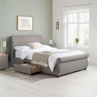 Birlea 135CM Lancaster Fabric Bed Grey