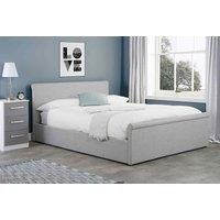 Birlea, 120cm Stratus Fabric Ottoman Bed, Grey