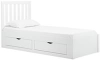 Birlea Appleby Single Wood Effect Bed Frame  White