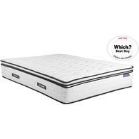 SleepSoul Space 2000 Pocket Memory Pillow Top Mattress, Single