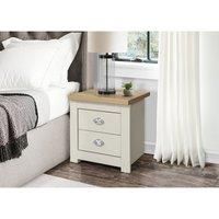 Birlea Bedside, Engineered Wood, Cream, One Size