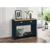 Highgate 2 Drawer Console Table Blue