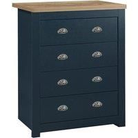 Birlea Chest, Engineered Wood, Blue, One Size