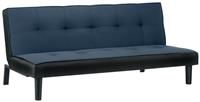 Birlea Aurora Sofabed, velvet, Midnight Blue, Three Seats