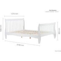 Birlea Small Double Belford Bed White