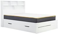 Birlea Alfie Small Double Wooden Storage Bed Frame - White