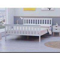 Birlea Oxford White wooden bed Small Double