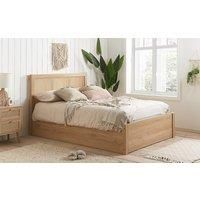 Birlea Croxley Rattan Double size Bed Oak