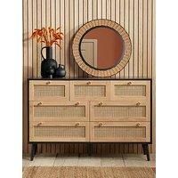 Birlea Chest, Engineered Wood, Black, One Size