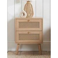 Birlea Bedside Table, Engineered Wood, Brown, One Size