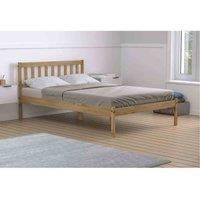 Birlea Pine Small Double Bed Frame 4FT Bedstead Lisbon Rustic Corona Solid Pine