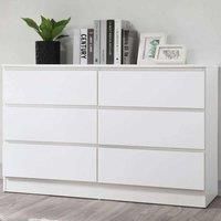 Oslo 6 Drawer Chest Grey