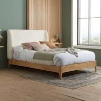 Birlea Halfden King Bed, Boucle Headboard