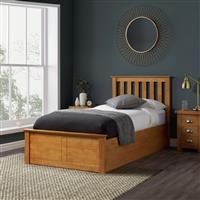 Birlea Phoenix Single Ottoman Bed - Brown