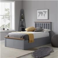 Birlea Phoenix Single Ottoman Bed -grey