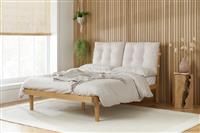Birlea Ander Bed Frame With Cushion Headboard - King