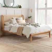 Birlea 150cm Astrid Rattan Bed Oak