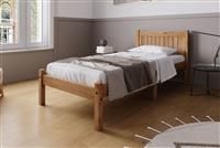 Birlea Rio Single Bed Frame with Mattress - Pine