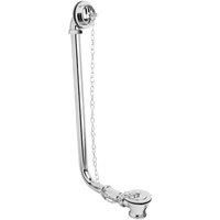 Nuie Traditional Classic Exposed Bath Waste Brass Chrome Bathroom Plug & Chain