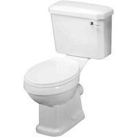 Nuie Carlton Traditional Close Coupled Toilet Cistern & Soft Close Seat Bathroom