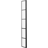 Hudson Reed 215mm Wetroom Return Screen - Matt Black