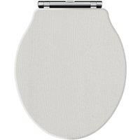 Hudson Reed Chancery Sand Soft Close Quick Release Toilet Seat Chrome Hinges