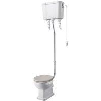 Hudson Reed Richmond Comfort High Level Close Coupled Toilet Cistern no Seat