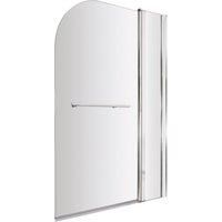 Balterley Straight Bath Screen Fixed Panel and Rail - 6mm